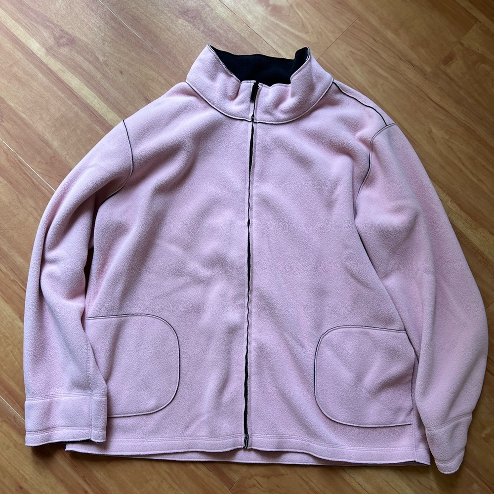 vintage baby pink jacket